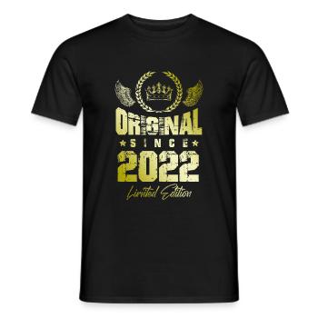 Édition limitée 2022 - T-shirt homme - noir - Devant - AI Model Male 178 light (178cm)