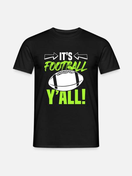 devise du football - T-shirt homme - noir