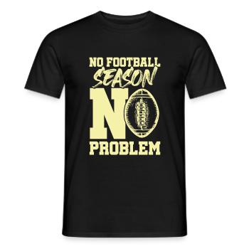 saison de football - T-shirt homme - noir - Devant - AI Model Male 178 light (178cm)