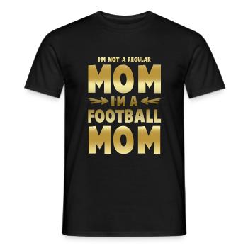 football mom mama - Männer T-Shirt - Schwarz - Vorne - AI Model Male 178 light (178cm)