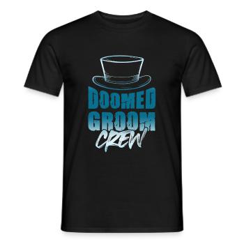 groom crew - Men's T-Shirt - black - Front - AI Model Male 178 light (178cm)