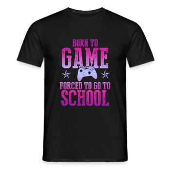 joueur scolaire - T-shirt homme - noir - Devant - AI Model Male 178 light (178cm)