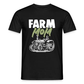 farm mom mama - Männer T-Shirt - Schwarz - Vorne - AI Model Male 178 light (178cm)