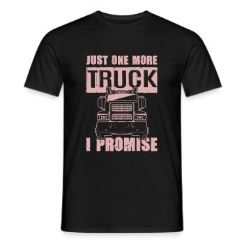 truck spruch - Männer T-Shirt - Schwarz - Vorne - AI Model Male 178 light (178cm)