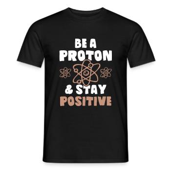 Science de l’atome - T-shirt homme - noir - Devant - AI Model Male 178 light (178cm)