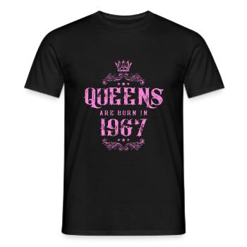 born in 1967 - Männer T-Shirt - Schwarz - Vorne - AI Model Male 178 light (178cm)
