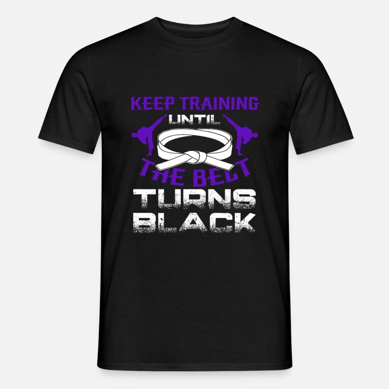 Taekwondo training - Männer T-Shirt - Schwarz