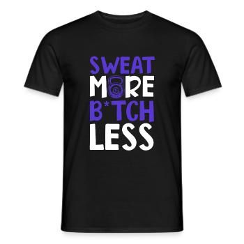 aptitude à la transpiration - T-shirt homme - noir - Devant - AI Model Male 178 light (178cm)
