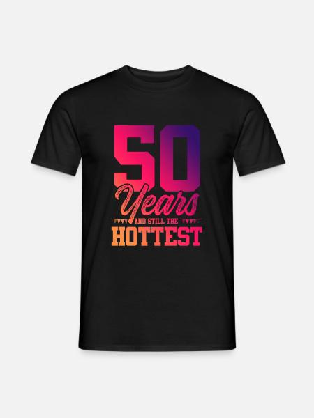 50 geburtstag - Mænd T-shirt - sort