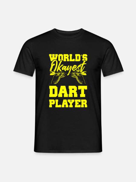 best darts player - Men's T-Shirt - black