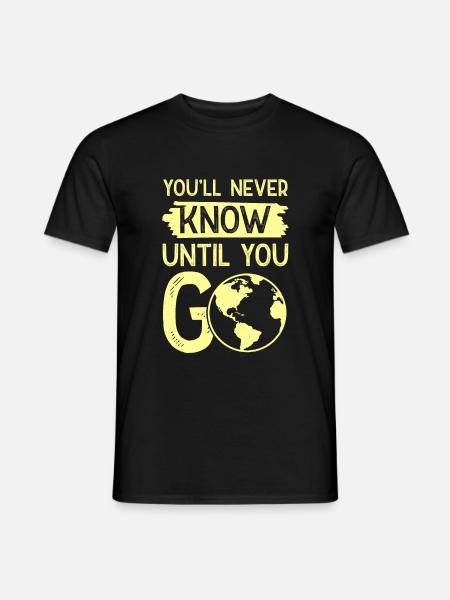 travel travel - Men's T-Shirt - black