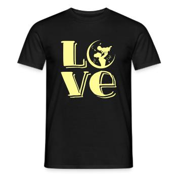 dear baby - Men's T-Shirt - black - Front - AI Model Male 178 light (178cm)