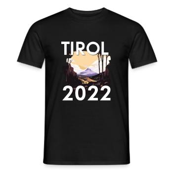 Tyrol 2022 - T-shirt homme - noir - Devant - AI Model Male 178 light (178cm)
