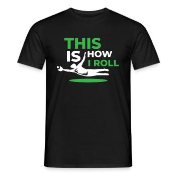 Baseball Baseball Bat Catch Ball - T-shirt homme - noir - Devant - AI Model Male 178 light (178cm)