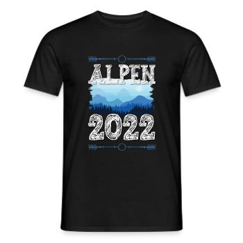 Alpi 2022 - T-shirt uomo - nero - Fronte - AI Model Male 178 light (178cm)