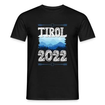 Tyrol 2022 - T-shirt homme - noir - Devant - AI Model Male 178 light (178cm)