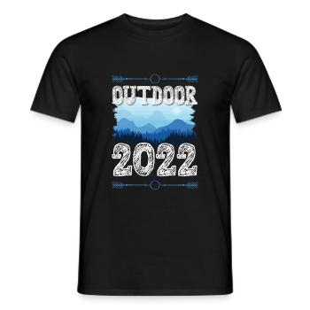Extérieur 2022 - T-shirt homme - noir - Devant - AI Model Male 178 light (178cm)