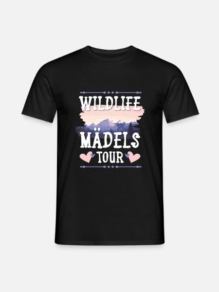 Wildlife Mädels Tour - Männer T-Shirt - Schwarz