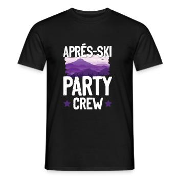 Apres SKi Party Crew - Männer T-Shirt - Schwarz - Vorne - AI Model Male 178 light (178cm)