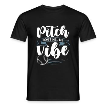 Ambiance baseball - T-shirt homme - noir - Devant - AI Model Male 178 light (178cm)