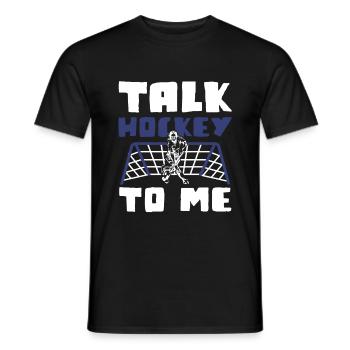 feldhockey sport - Männer T-Shirt - Schwarz - Vorne - AI Model Male 178 light (178cm)