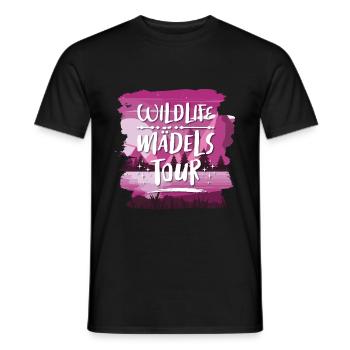 Wildlife Mädels Tour - Männer T-Shirt - Schwarz - Vorne - AI Model Male 178 light (178cm)