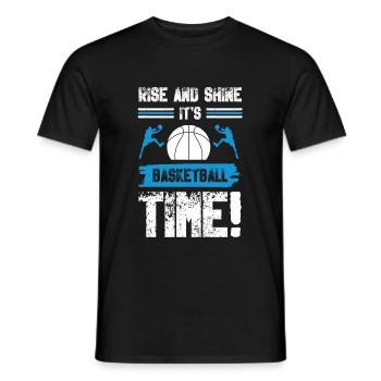 Basketball cool dicton - T-shirt homme - noir - Devant - AI Model Male 178 light (178cm)