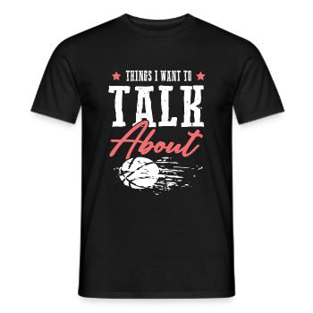 Basketball cool dicton - T-shirt homme - noir - Devant - AI Model Male 178 light (178cm)