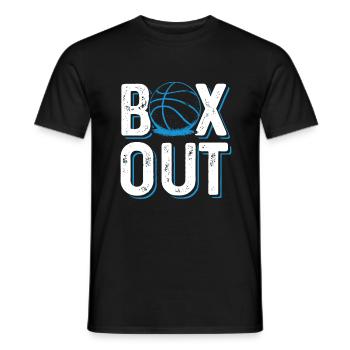 Basketball Sports - Men's T-Shirt - black - Front - AI Model Male 178 light (178cm)
