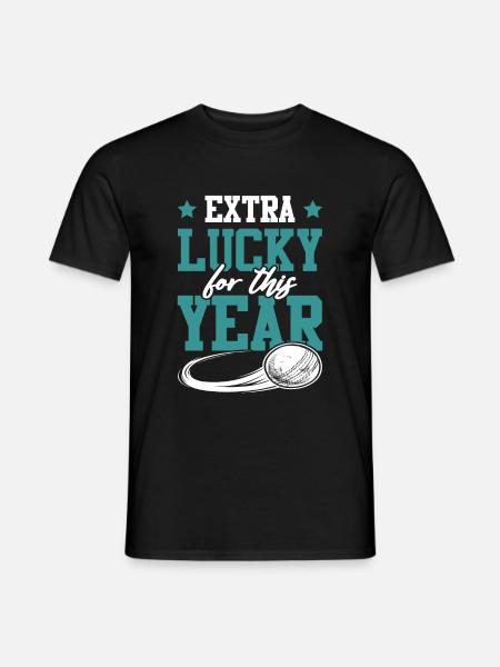 cricket lustiger spruch - Männer T-Shirt - Schwarz