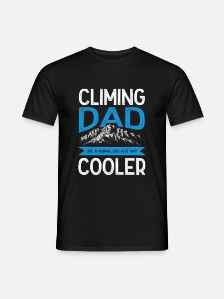 Climbing Daddy - Men's T-Shirt - black