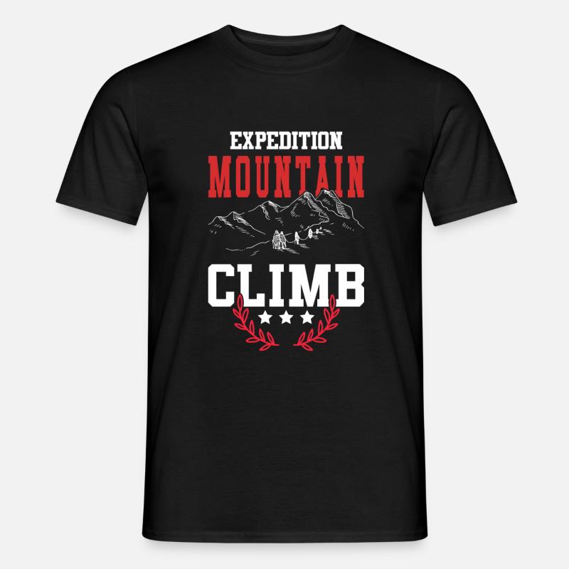 expedition klettern - Männer T-Shirt - Schwarz