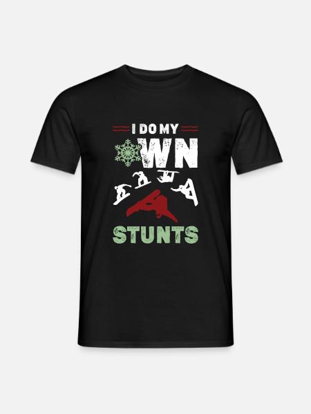 Snowboard Stunt - Men's T-Shirt - black