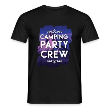 Équipe de camping - T-shirt homme - noir - Devant - AI Model Male 178 light (178cm)