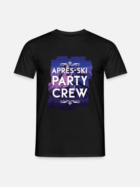 Apres SKi Party Crew - Men's T-Shirt - black