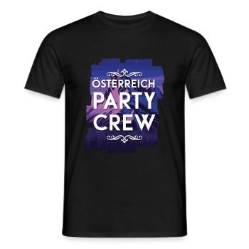 Autriche Party Crew - T-shirt homme - noir - Devant - AI Model Male 178 light (178cm)