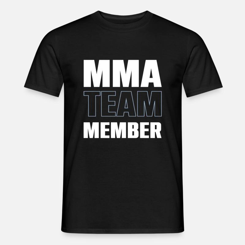 Mma Team - Männer T-Shirt - Schwarz