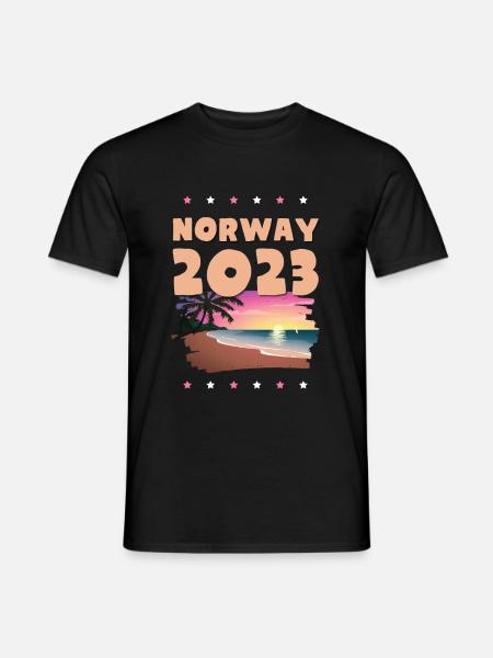 Norway 2023 - Men's T-Shirt - black