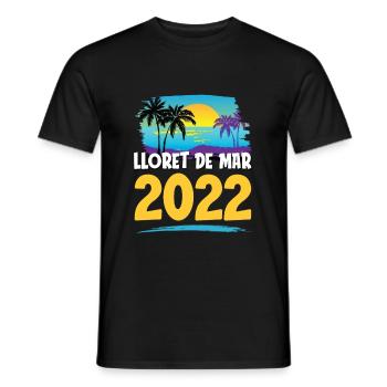 Lloret De Mar 2023 - Männer T-Shirt - Schwarz - Vorne - AI Model Male 178 light (178cm)