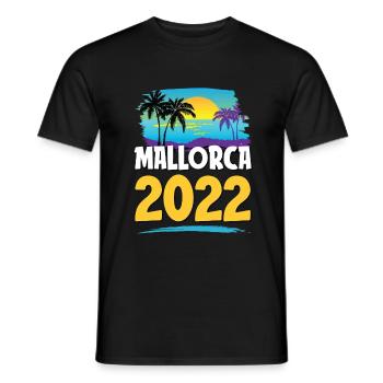 Majorque 2023 - T-shirt homme - noir - Devant - AI Model Male 178 light (178cm)