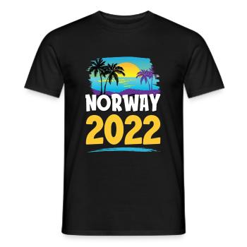 Norway 2023 - Männer T-Shirt - Schwarz - Vorne - AI Model Male 178 light (178cm)