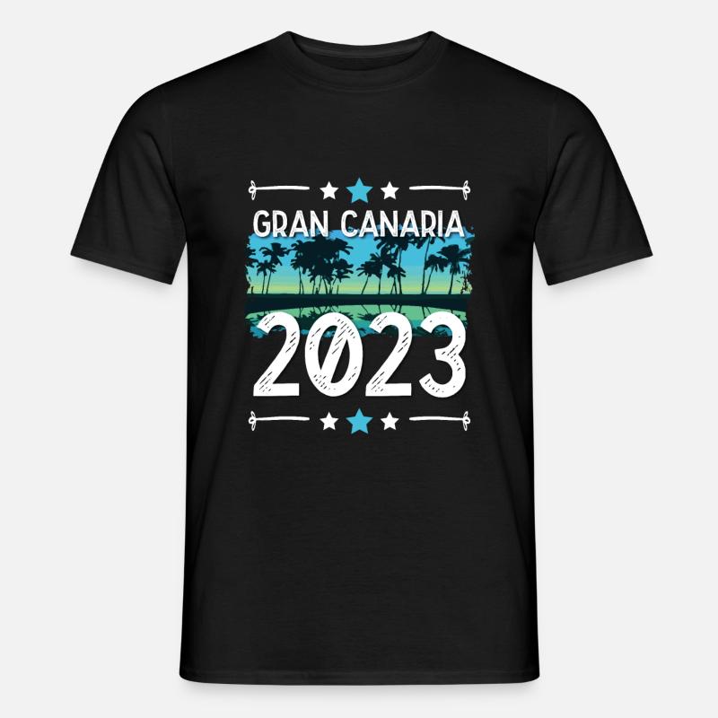 Gran Canaria 2023 - Männer T-Shirt - Schwarz