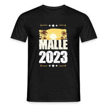 Malle 2023 - T-shirt homme - noir - Devant - AI Model Male 178 light (178cm)