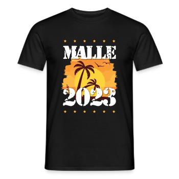Malle 2023 - T-shirt homme - noir - Devant - AI Model Male 178 light (178cm)