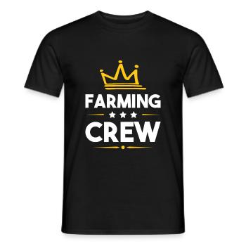 Farming Crew - Männer T-Shirt - Schwarz - Vorne - AI Model Male 178 light (178cm)
