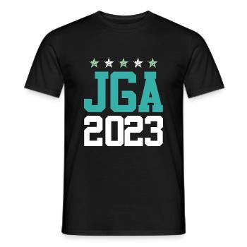 Jga 2023 Junggesellenabschied - Männer T-Shirt - Schwarz - Vorne - AI Model Male 178 light (178cm)