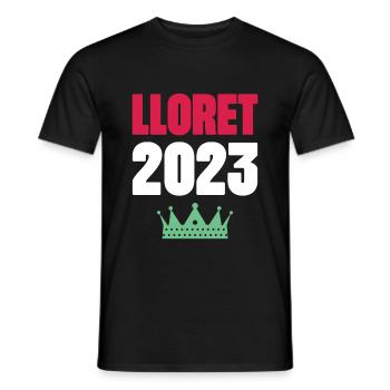 Lloret De Mar 2023 Krone - Männer T-Shirt - Schwarz - Vorne - AI Model Male 178 light (178cm)