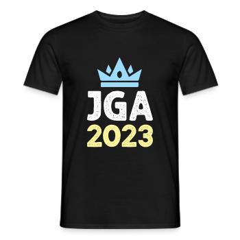 Jga 2023 Junggesellenabschied - Männer T-Shirt - Schwarz - Vorne - AI Model Male 178 light (178cm)