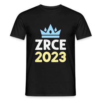 Zrce 2023 Krone - Männer T-Shirt - Schwarz - Vorne - AI Model Male 178 light (178cm)