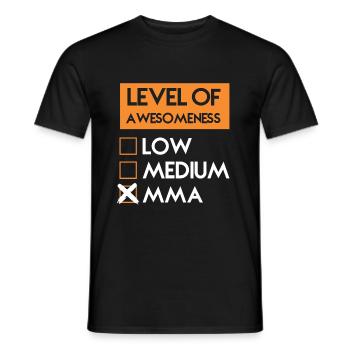 Arts martiaux mixtes MMA - T-shirt homme - noir - Devant - AI Model Male 178 light (178cm)
